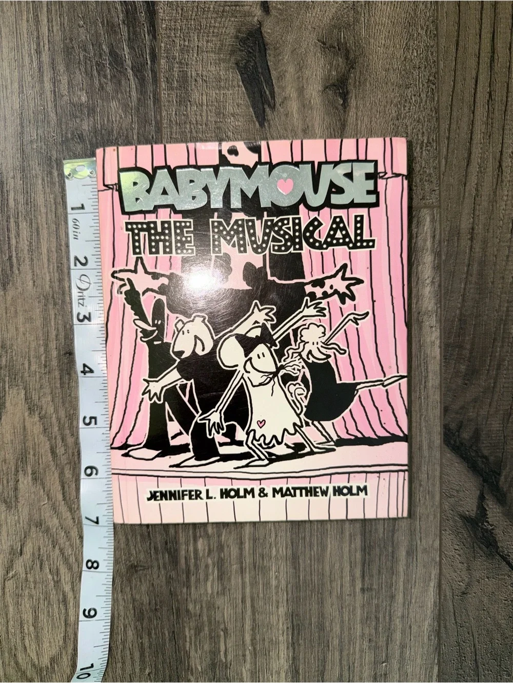 Babymouse The Musical Hardcover Book - Pink & Black